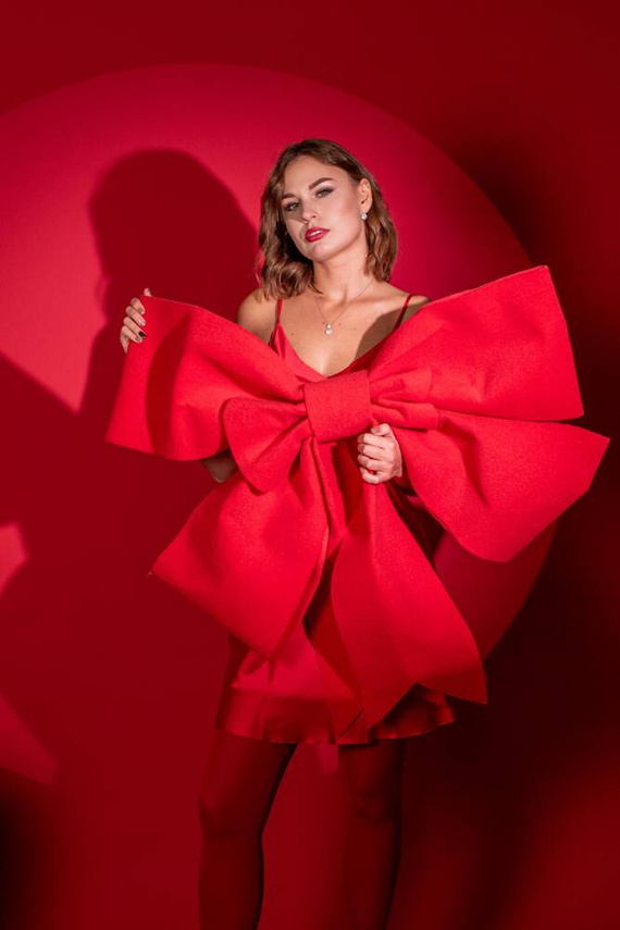 758 Cordelia Dámska košeľa De Lafense - červená