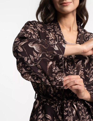 Moraj PDSZ3400 dámsky župan cappuccino – 100% viskóza