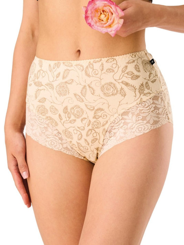 Dámske nohavičky Figi LPF 599 Key béžovo-mokrá maxi bikini – Komfort a elegancia z kvalitnej bavlny
