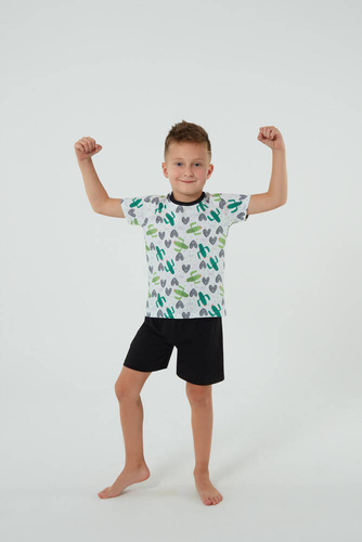 Picos Detské pyžamo Italian Fashion - potlač/čierna