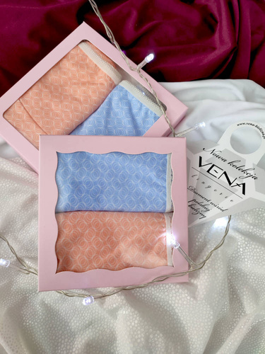 VF-2 Dámske nohavičky s nízkym strihom 2-pack Vena blue/almond