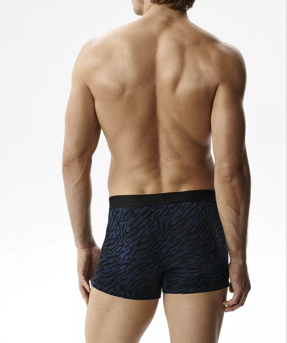 Atlantic 3MH-239 A3 Pánske boxerky 3-pack bavlna grafit čierna indigo