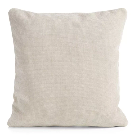 Vianočný návlek na vankúš Eurofirany Chp 296 45x45 cm, chenille s výšivkou, 300 g/m², béžový