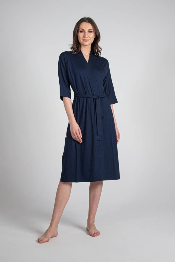 942 Visa Dlhý župan De Lafense - tmavomodrý