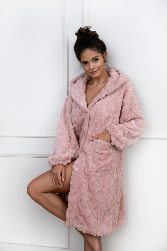 Dámsky župan Bethany Sensis - špinavo ružový