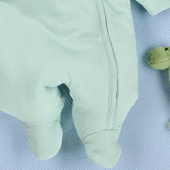 ABN-5578 Dino Explorer Zateplený detský oblek z organickej bavlny od Nini - ekologický a bezpečný