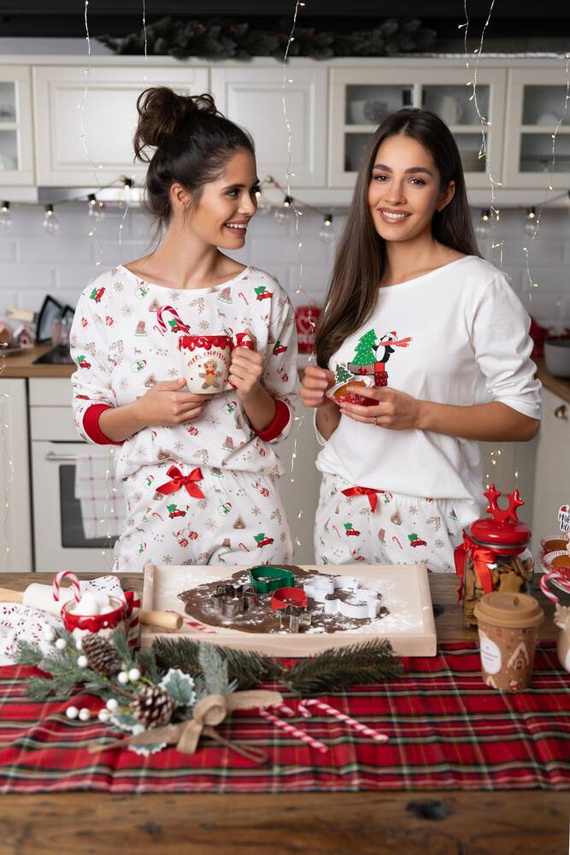 Dámske pyžamo Lillian Sensis -ecru