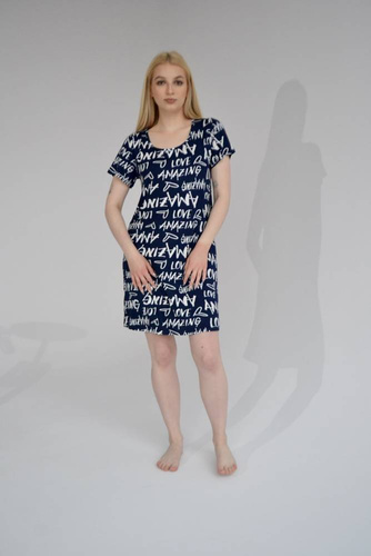 645 Nočná košeľa Amazing Forex - tmavomodrá