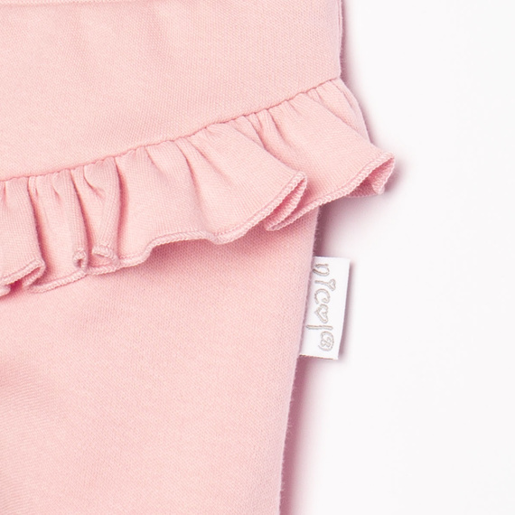 Nicol 220010 detské polodupačky z bavlny 100% – púdrová ružová