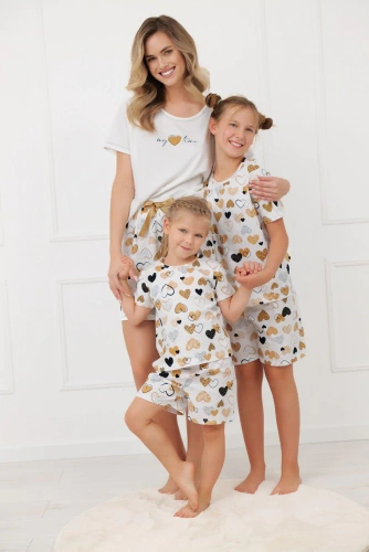 Dámske pyžamo Ariela Italian Fashion - bavlna, krátky rukáv, šortky