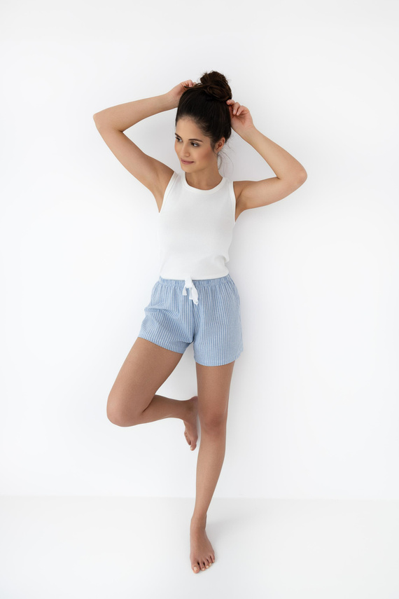 Dámske pyžamo Patricia Sensis - krémovo modré