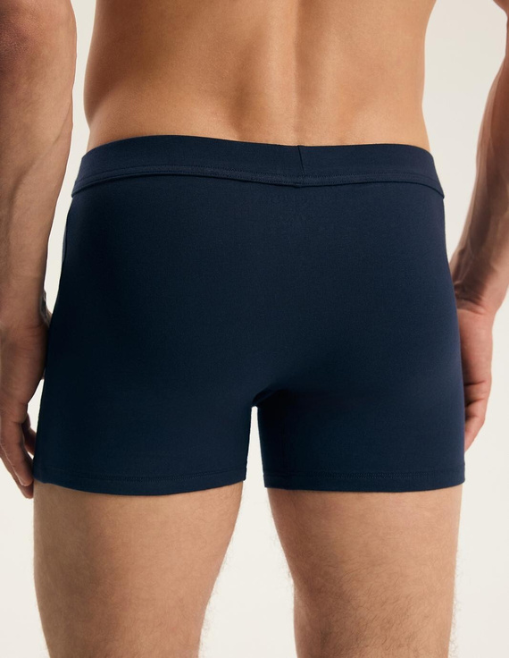Pánske boxerky Henderson 45482 Faro 2-pack bavlnené so širokou gumou a logom