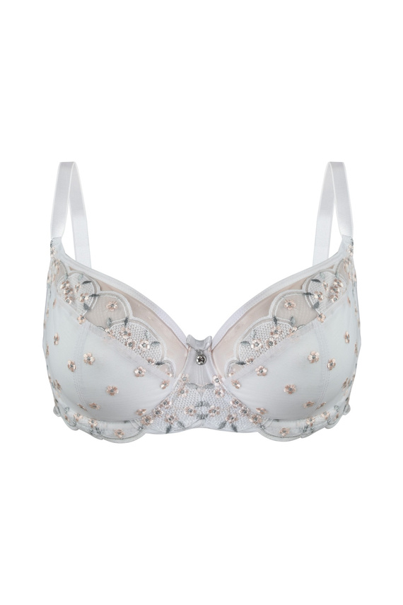 19226 Retro mäkká podprsenka Mediolano biela