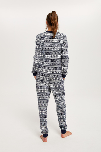 Alaska Dámsky overal Italian Fashion - námornícka modrá