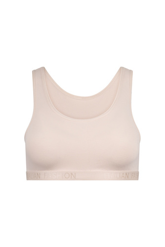 Nikola Dievčenská podprsenka so širokými ramienkami Italian Fashion - púdrovo modrá