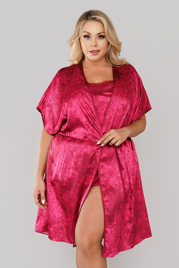 Impresja Dámsky župan Italian Fashion burgundy