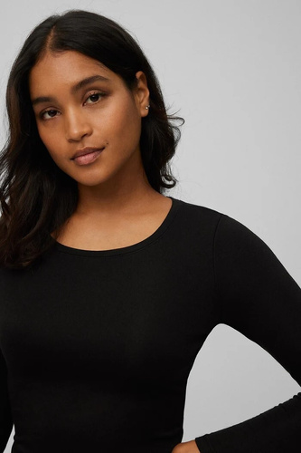 Dámske termo tričko Ysabel Mora 70017 negro- mäkké, priedušné, hypoalergénne, s dlhým rukávom