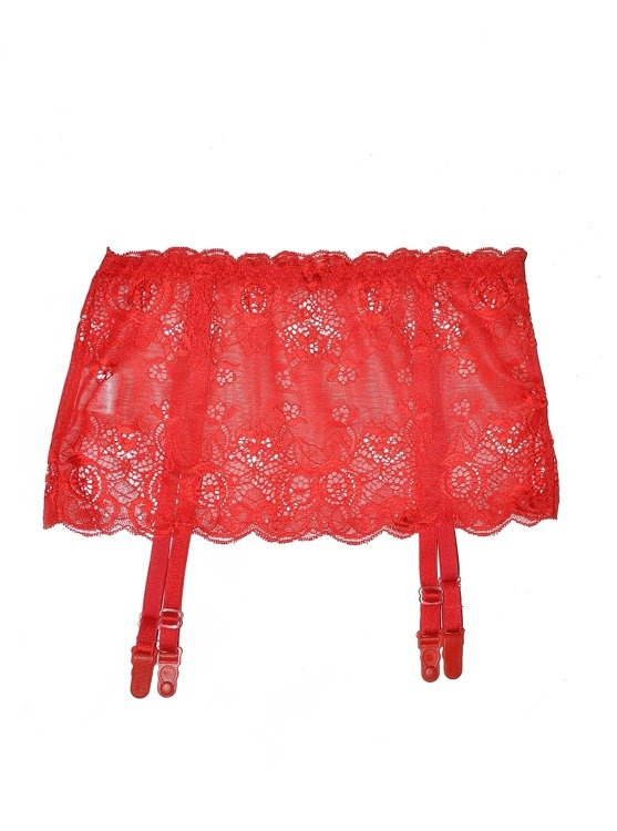 945 Babette Forex podväzkový pás - červený