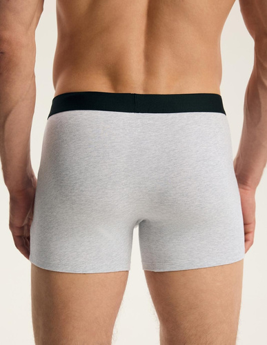 Pánske boxerky Henderson 45473 Fade 2-pak bavlnené so širokou gumou a logom