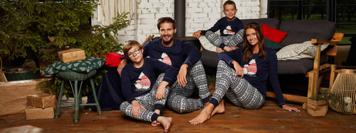 Arktyka Pánske pyžamo Italian Fashion - námornícka modrá