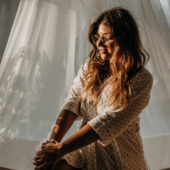 605 Perla Dámsky krátky župan Forex - ecru