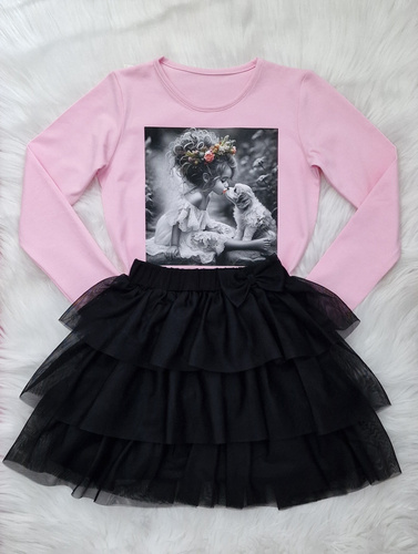Kiss Baby blúzka Bambarillo pink jersey | Pohodlie a štýl