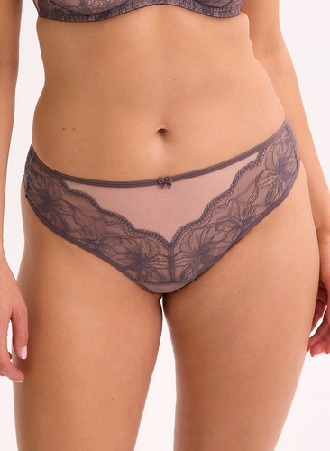Figs GFB 1315 Liora Braziliany Gaia fialovo-ružové čipkované dámske bikiny