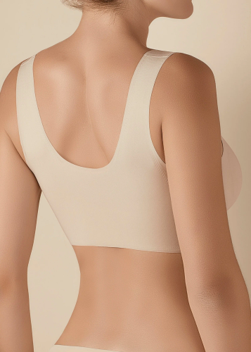 Olivia Selene Bra beige - Dámska športová podprsenka bez kostice