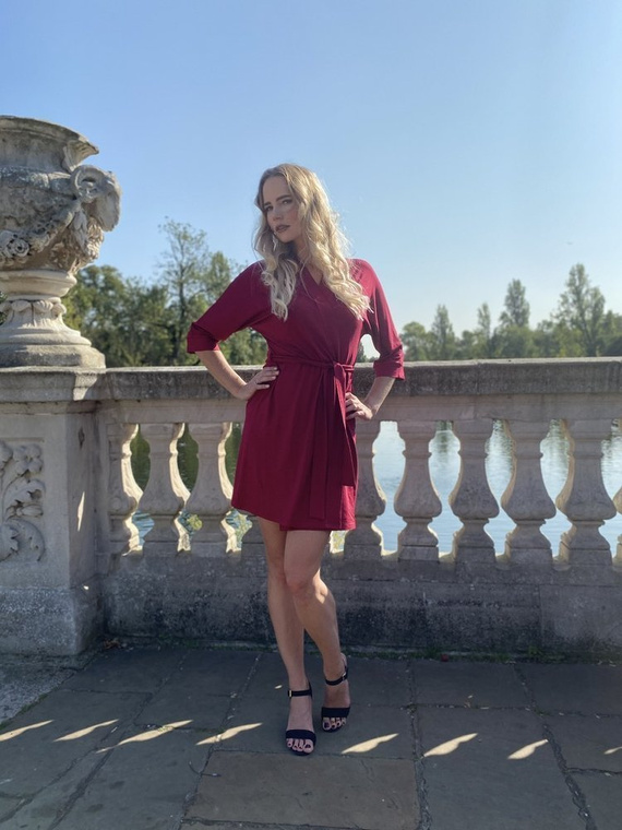 871 Visa Dámsky župan Forex - bordový