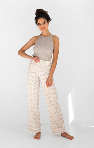 Dámske pyžamo Francesca Sensis - béžové