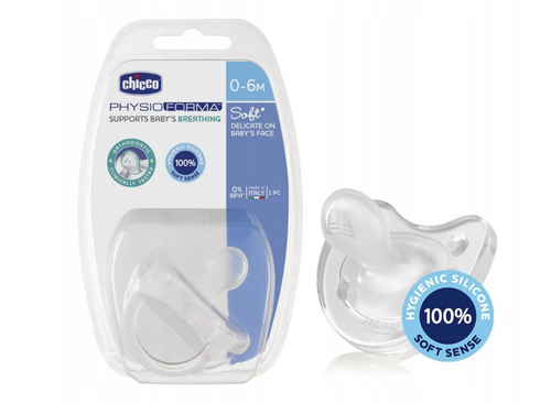 Chicco PhysioForma Mäkká ortodontická gumová figurína 0+
