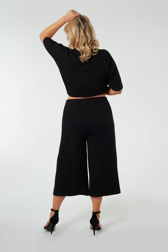 Soler Dámske culottes 7/8 Italian Fashion - čierne