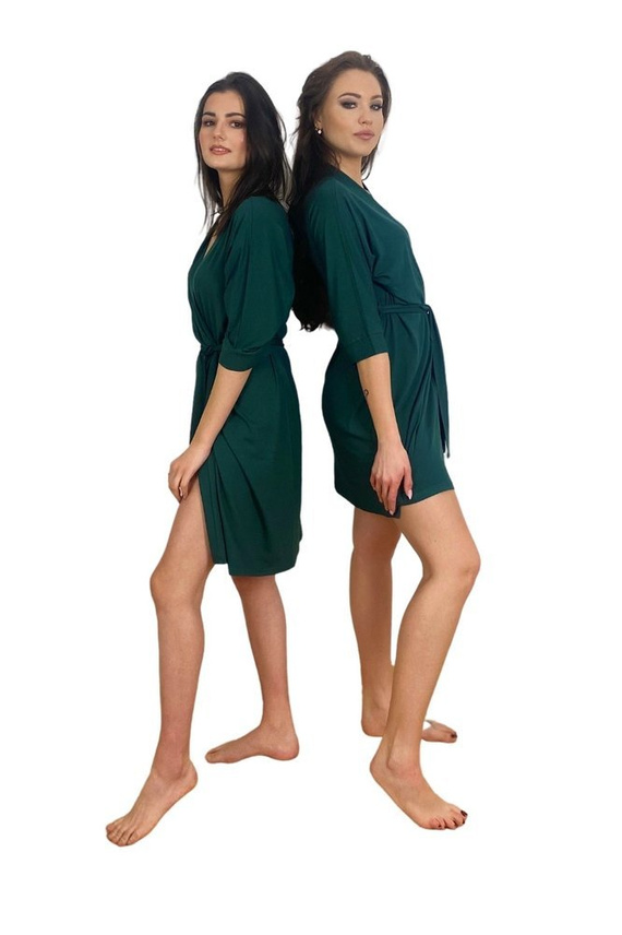 871 Visa Dámsky župan Forex - fľaškovo zelený