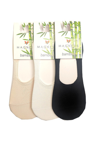 Neviditeľné ponožky baleríny Bamboo Magnetis 251145 komfort beige