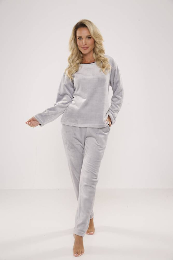 669 Mäkké dámske pyžamo De Lafense - sivé