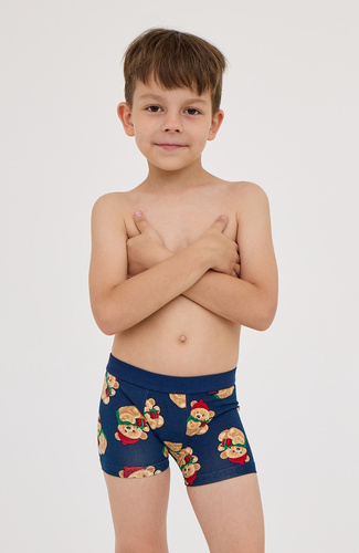 701/152 700/152 Chlapčenské bavlnené boxerky Teddy Cornette - pohodlné a priedušné
