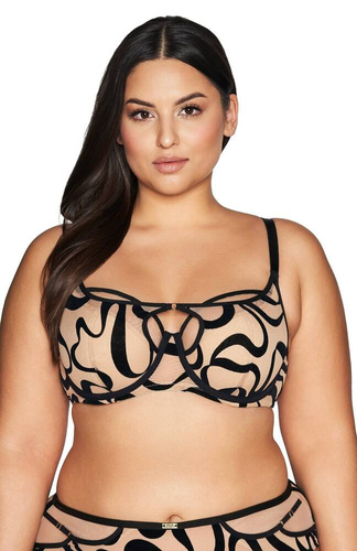 2124 Ava béžová polovystužená polomäkká podprsenka