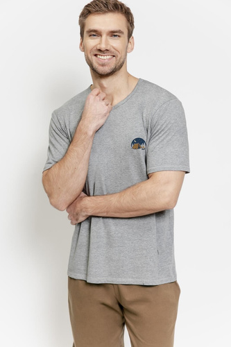 Pánske bavlnené pyžamo 3576 Gabriel – krátke s vreckami