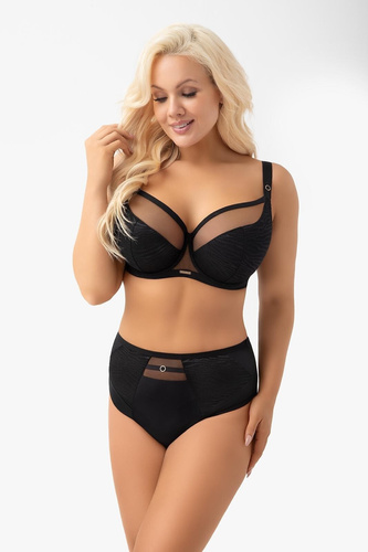 G 020 Lori Gorsenia Čierna Podprsenka Semi Soft Polotvrdá Komfortná