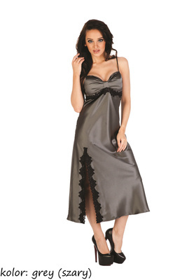 926 Kleoree Dlhá nočná košeľa De Lafense - sivá