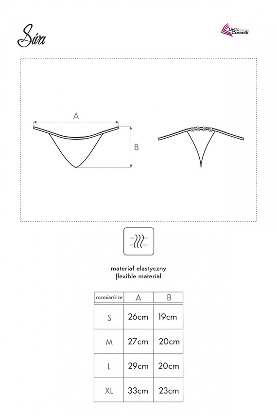 Siva LC 6065 LivCo Corsetti Fashion dámske nohavičky biele