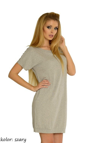 531 Paula Bombka nočná košeľa De Lafense - light melange