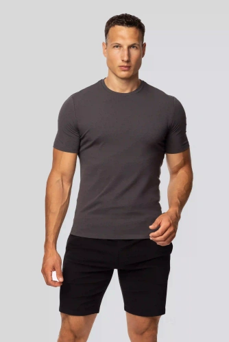 Pánske bavlnené tričko Urban graphite- Klasický strih, vysoká kvalita, flexibilita, celodenné pohodlie