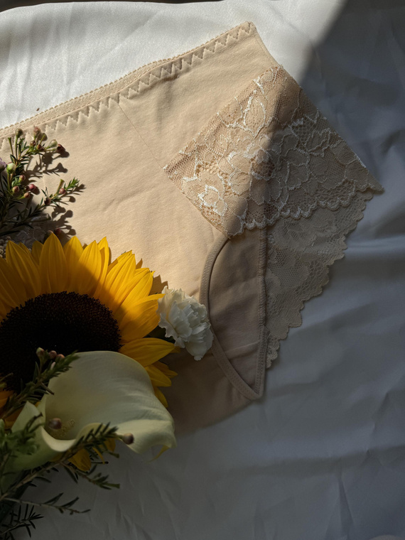 530 Iness Vysoké nohavičky De lafense - béžové