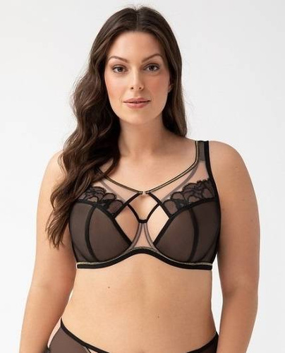 K 758 Saanvi Soft Bras Gorsenia - čierna