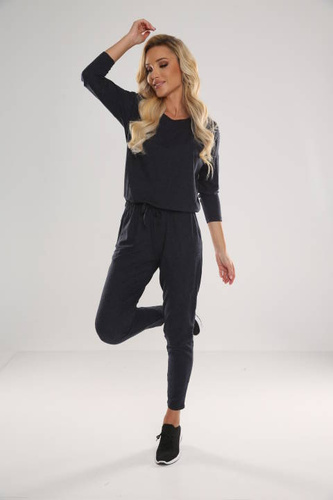 305 Paula Dámsky pyžamový oblek - tmavomodrý