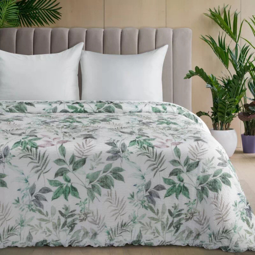 Narzuta Amanda Eurofirany biela dekoratívna 100% polyester elegantná
