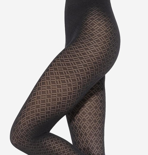 Loretta 157 Gatta dámske pančuchy - matné, 50 den, vzorované - nero