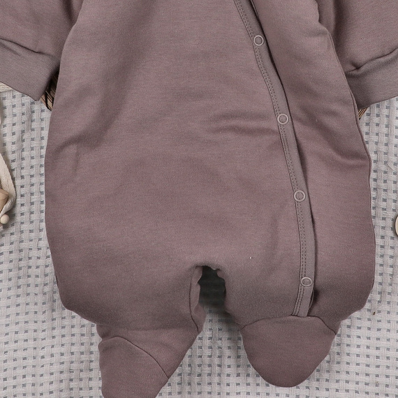 Dojčenský overal Nini Organic Balloon Friends– zateplený, 100% bio bavlna