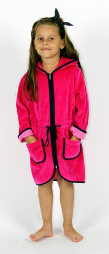 374 / 375 Desiree Detský župan - malinový